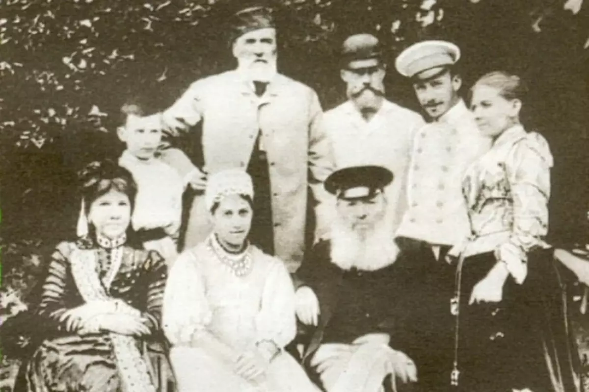 Сім'я Якова Полонського в гостях у сім'ї Афанасія Фета