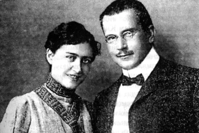 Karl Jung和Wife Emma