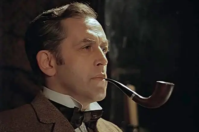 Vasily Livanov στην εικόνα του Sherlock Holmes