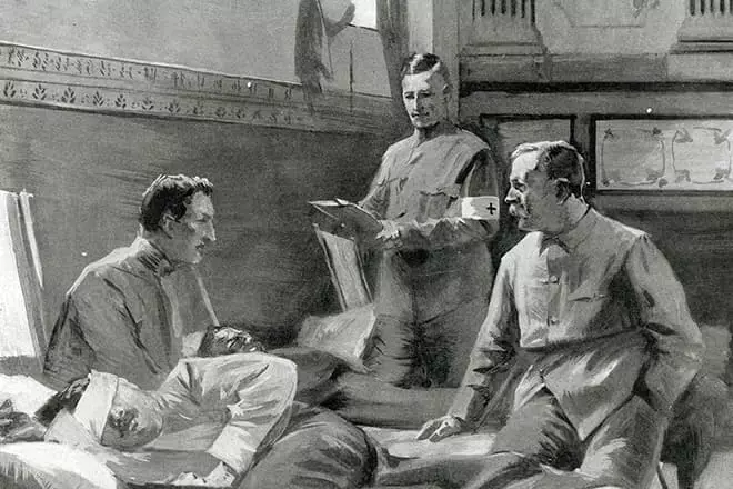 Arthur Conan Doyle lauko ligoninėje per anglų valdybos karą