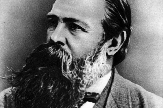 Portret Friedrich Engels.