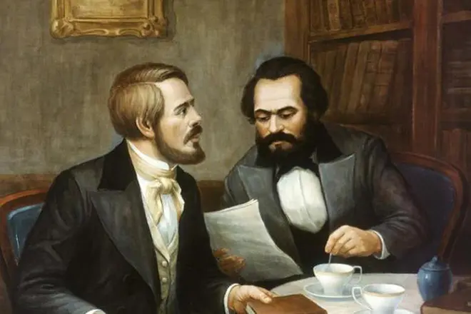 Friedrich Engels a Karl Marx