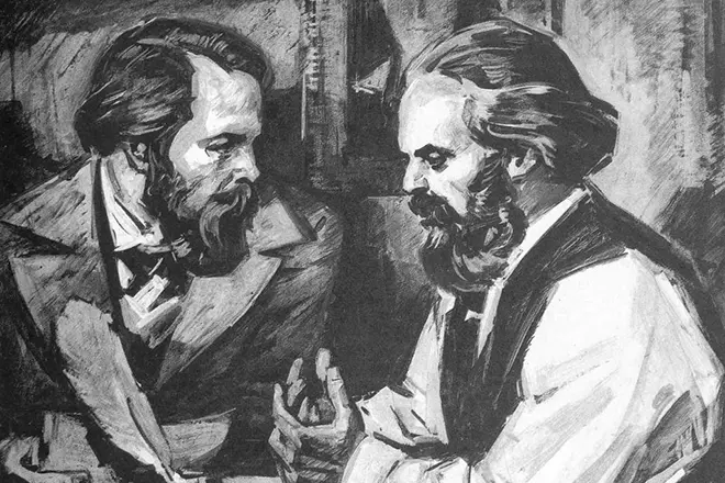 Friedrich Engels in Karl Marx