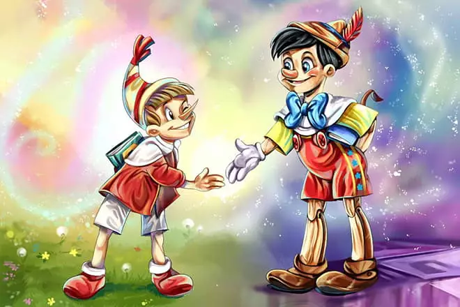 Pinocchio und Pinocchio.