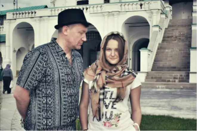 Vadim Panov with daughter