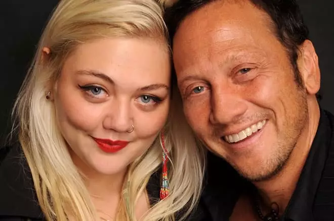 Rob Schneider dengan anak perempuannya El Tanner