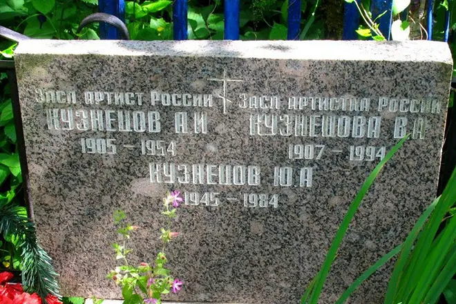 Grob vere Kuznetsova in njenega moža