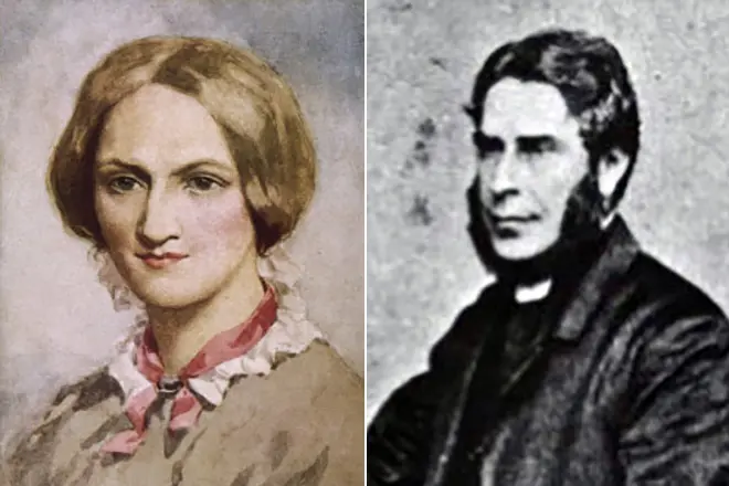 Charlotte Bronte with her husband Arthur Bella Nikols