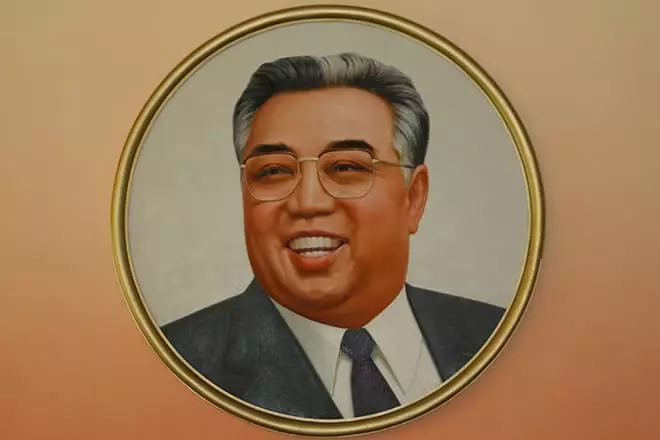Portráid de Kim Il Sen