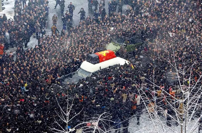 Funeral Kim Il Sen.