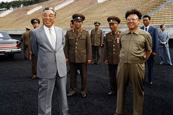 Kim Il Saint and Kim Jong Il