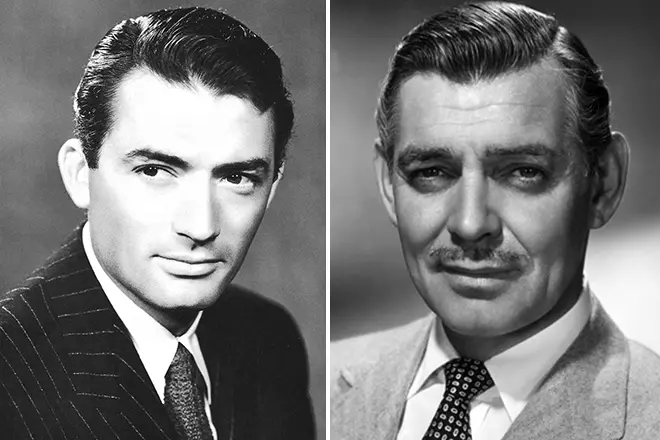 Gregory Pek and Clark Gable