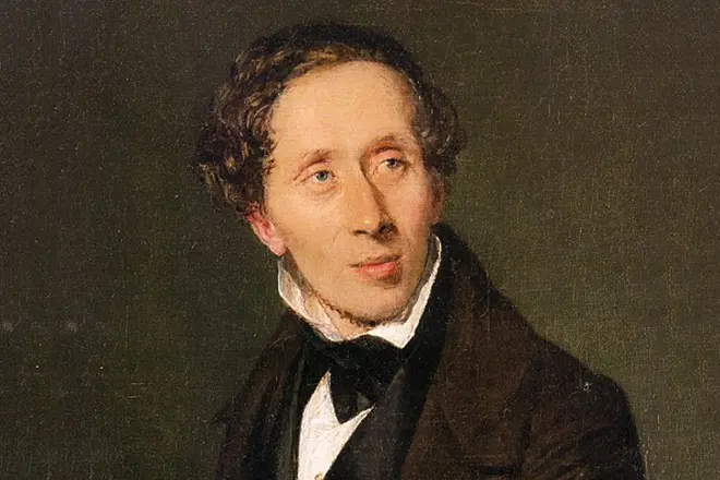Portret van Hans Christian Andersen