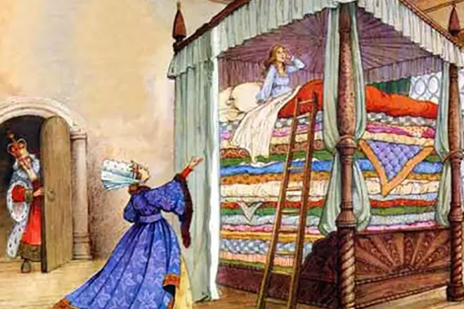 Ilustrasyon sa engkanto kuwento ng Hans Christian Andersen.