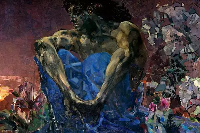 Միխայիլ Վրուբելի «Դեմոն նստած» նկարը