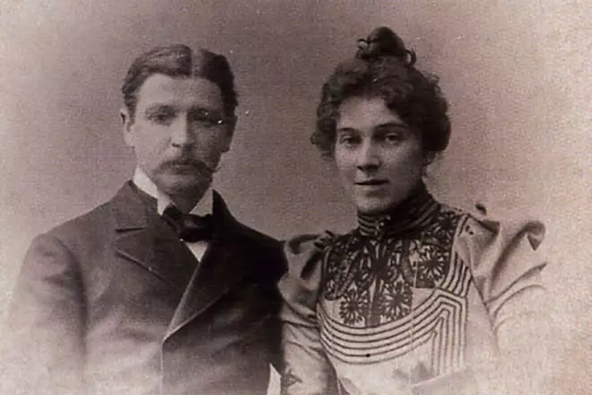 Mikhail Vrubel dhe gruaja e tij