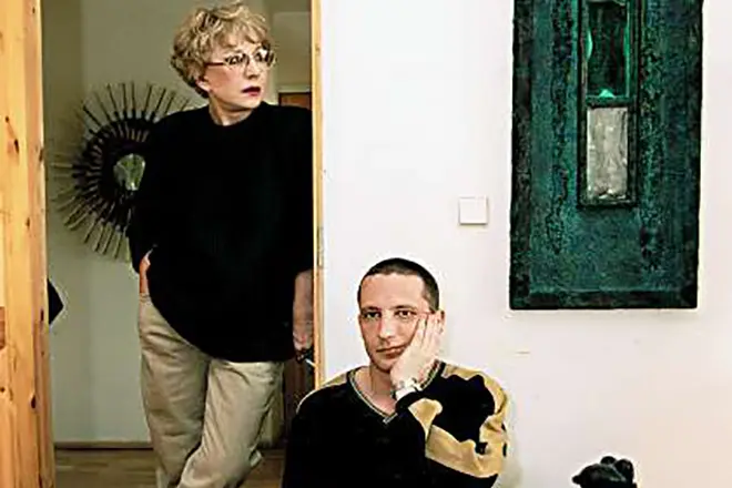 Tatjana Lavrovas ir sūnus Vladimiras