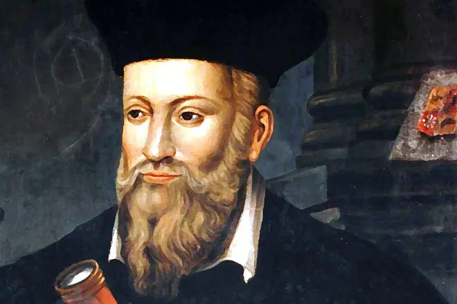 Porträt von Nostradamus.