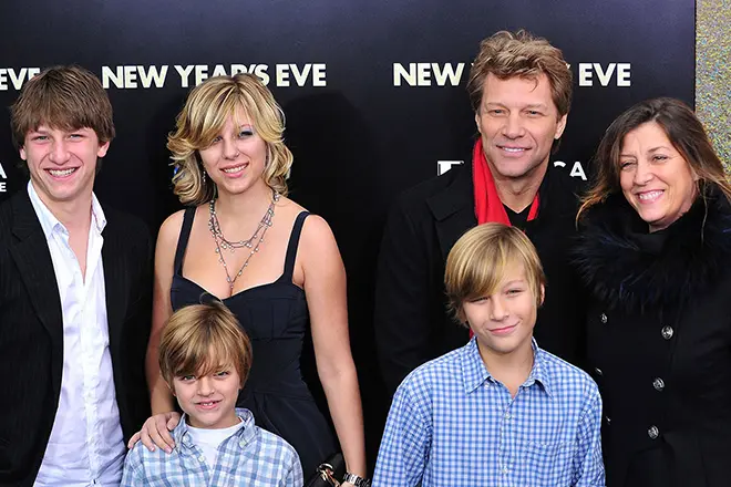 John Bon Jovi With Family