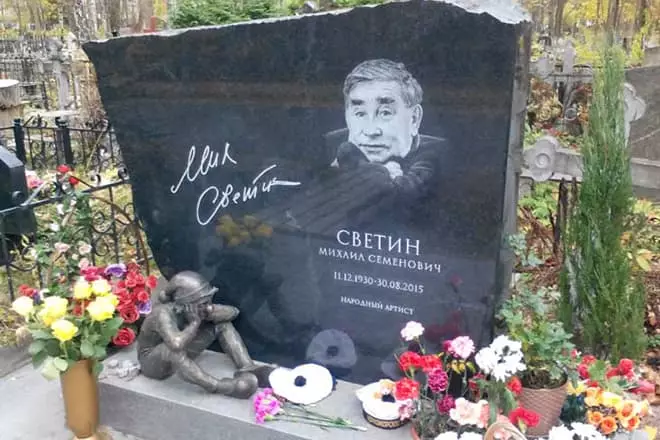 Mikhail svetina's grave.