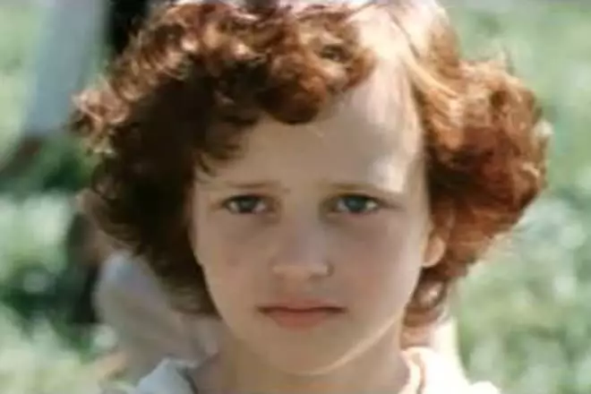 Elena Morozova in childhood