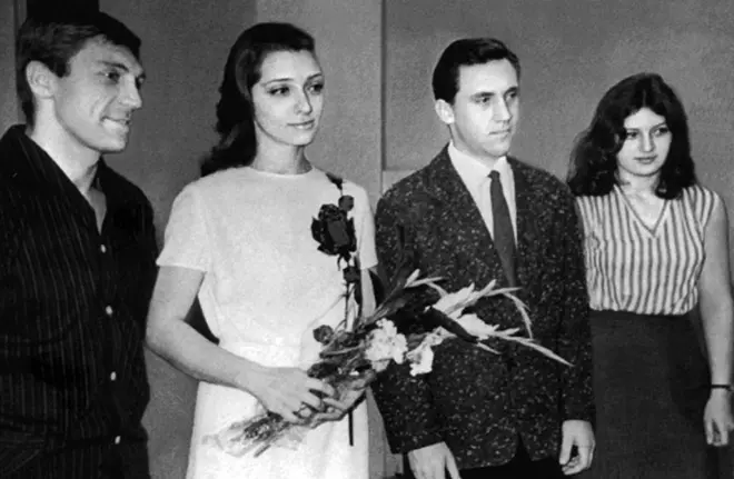 Svadobné Lyudmila Abramova a Vladimir Vysotsky
