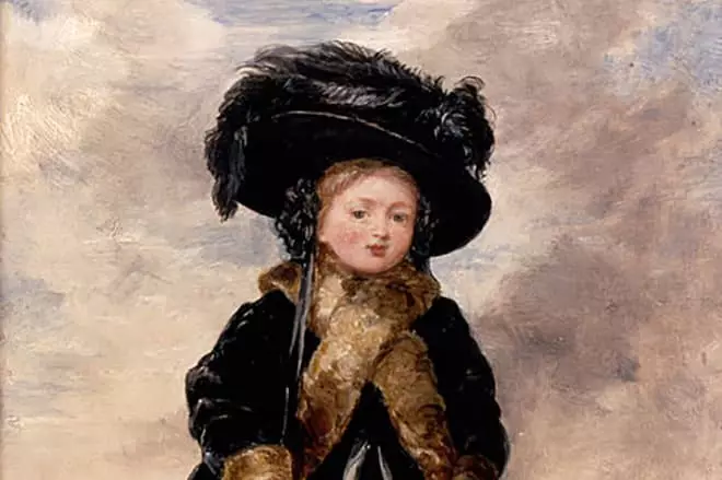 Queen Victoria com a nen