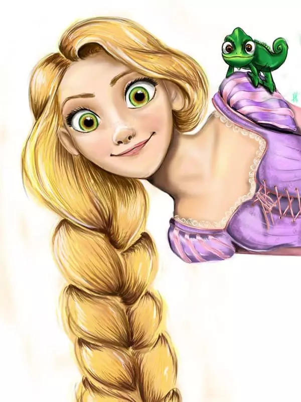 Rapunzel - 字符傳記，主角，性格和事實