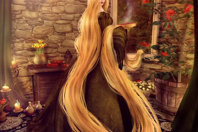 ຜົມ Rapunzel