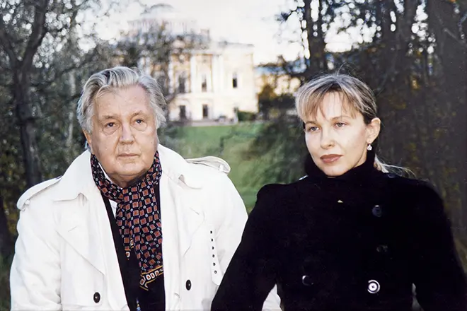 Ilya Glazunov e moglie Inna Orova