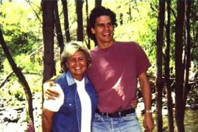 David Boreanaz med mamma