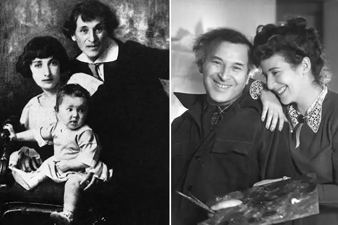 Марк Шагал і Белла з дочкою