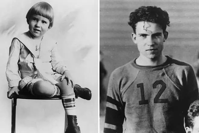 Richard Nixon u djetinjstvu i mladima
