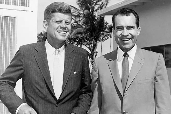 Richard Nixon na John Kennedy.