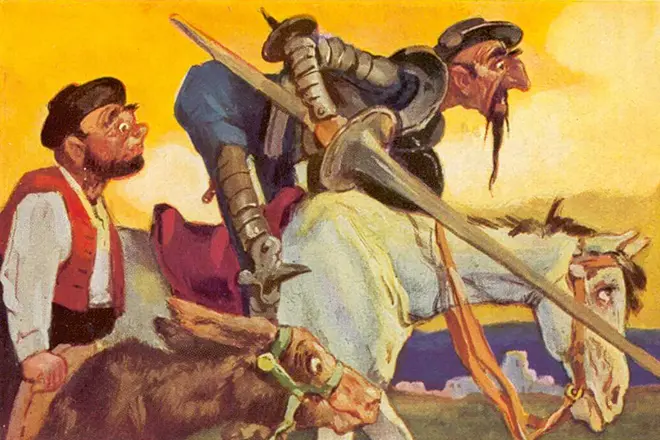 Don Quixote og Sancho pönnur
