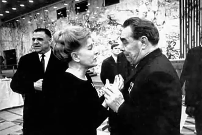 Ekaterina Furtseva i Leonid Brezhnev