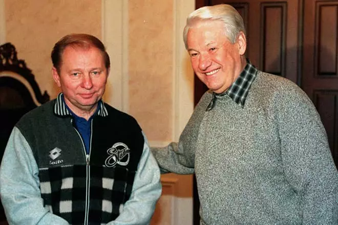 Leonid Kuchma ati Boris Yeltsin