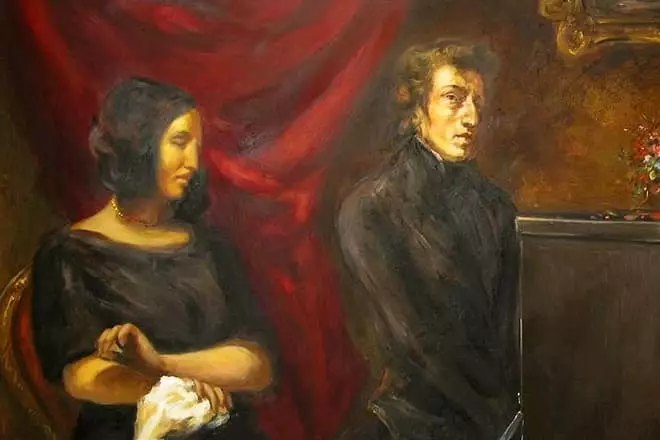 Georges Sand og Frederick Chopin
