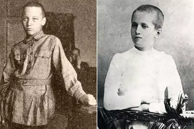 Nikolai Gumilev as a child