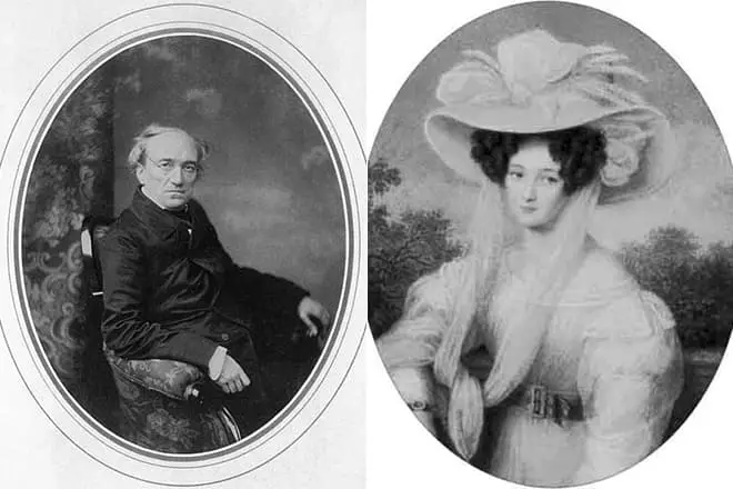 Fedor Tyutchev i njegova prva supruga Eleonora