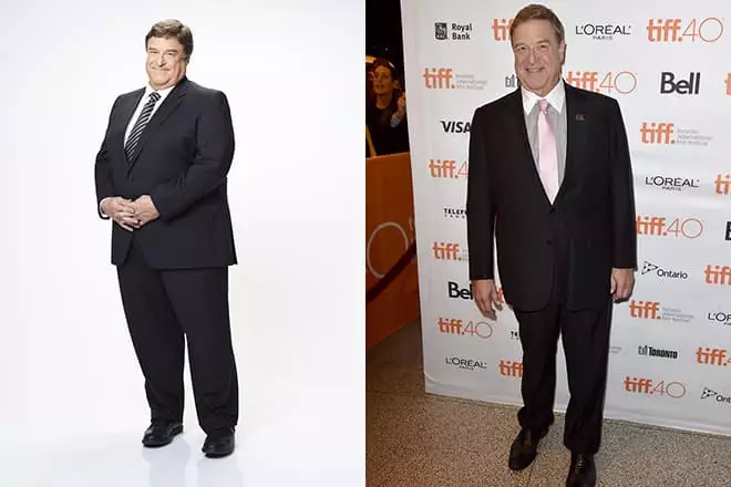 John Goodman før og etter vekttap
