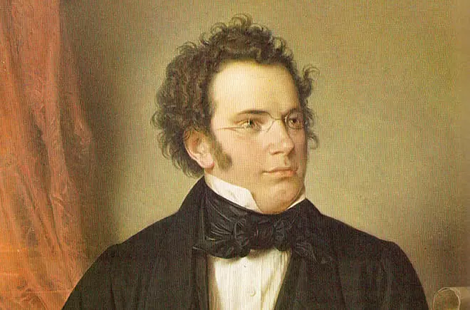 Portret van Franz Schubert