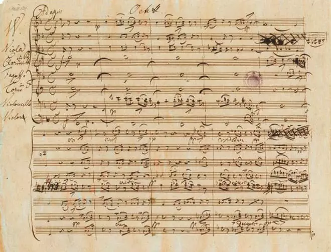 Pembantu Autograph Franz Schubert