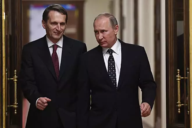 Sergej Naryshkin dhe Vladimir Putin