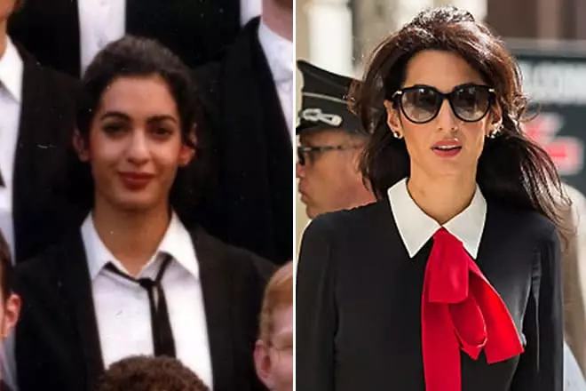 Amal Clooney en infancia e mocidade