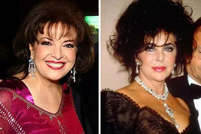 Barium Alamuddine and Elizabeth Taylor