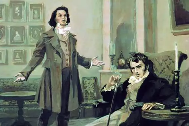 Vladimir Lensky和Evgeny Onegin