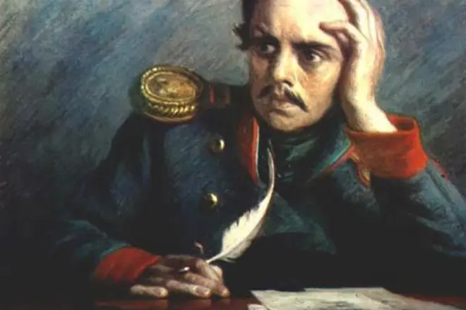 Mikhail Lermontov menulis puisi