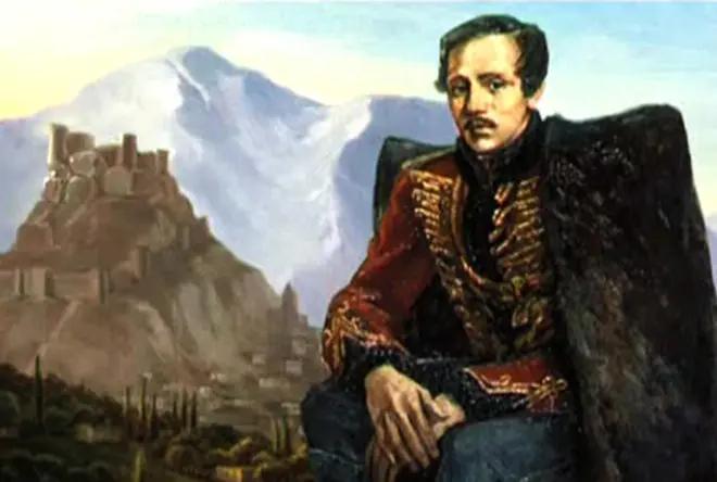 Mikhail Lermontov in die Kaukasus