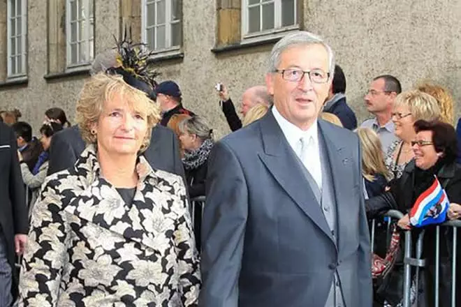 Jean-Claude Juncker com sua esposa